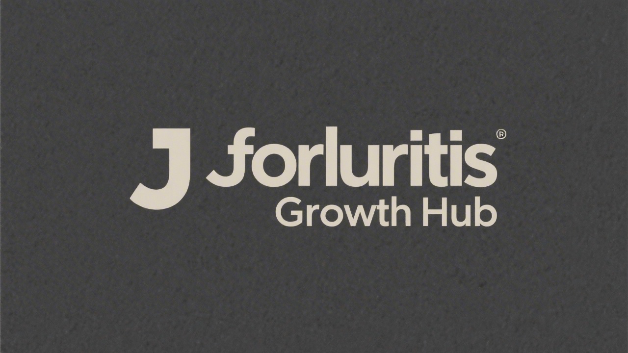 Simple wordmark logo for Jolfuritis Growth Hub with clean geometric sans-serif letters, minimal shapes, and a compact horizontal layout designed for digital use.